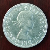Английска монета, 1 shilling - 1957 год, снимка 2 - Нумизматика и бонистика - 43909071