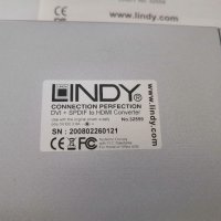 Lindy DVI-D & SPDIF to HDMI Converter, снимка 5 - Кабели и адаптери - 29036614
