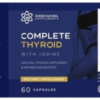 Щитовидна жлеза Science Natural Supplements Complete Thyroid with Iodine, снимка 2 - Хранителни добавки - 34586833