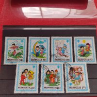Пощенски марки чиста комплектна серия Детство Монголия редки за колекция - 22570, снимка 1 - Филателия - 36651847