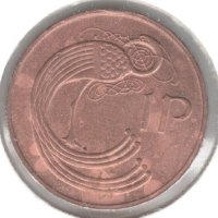 Ireland-1 Penny-1980-KM# 20-non magnetic, снимка 1 - Нумизматика и бонистика - 43837379