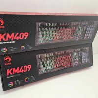 Гейминг комплект мишка клавиатура Marvo - COMBO KM409, снимка 2 - Клавиатури и мишки - 43377588