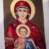 Св."Богородица с младенеца", снимка 1 - Гоблени - 43864327