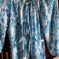 Дамска лятна тънка ефирна блуза с дълъг ръкав, снимка 3 - Блузи с дълъг ръкав и пуловери - 29007599
