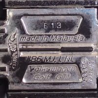 Метална количка VOLKSWAGEN GOLF GTI MADE IN MALAYSIA за КОЛЕКЦИЯ 24039, снимка 9 - Колекции - 40693978