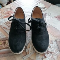 Черни обувки оксфорд, снимка 3 - Дамски ежедневни обувки - 33195758