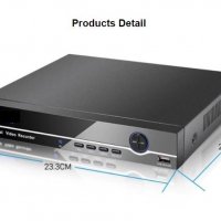 4K 3840*2160 SUPER ULTRA HD ONVIF P2P 32 Канален H.265/264 NVR за до 5 Mегапикселови IP Камери, снимка 2 - IP камери - 28741717