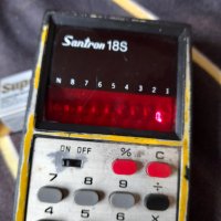Стар калкулатор Santron 18S, снимка 7 - Други ценни предмети - 43450332