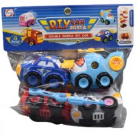 Цветни детски колички по 4броя в пликче, снимка 1 - Коли, камиони, мотори, писти - 34931205