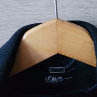 Черно палто S'OLIVER вълна и кашмир , снимка 5 - Палта, манта - 43381491