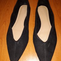 H&M ниски равни обувки дамски черни 36 като НОВИ , снимка 5 - Дамски ежедневни обувки - 43249648