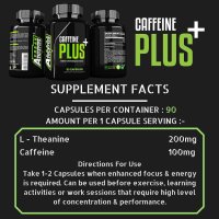 Freak Athletics Caffeine Plus+ Кофеинови таблетки, произведени в Обединеното кралство, снимка 5 - Хранителни добавки - 43961662