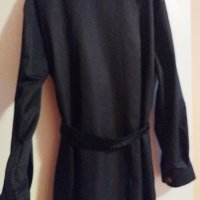 Дамски черен шлифер нов Л-ХЛ, снимка 5 - Шлифери - 40303666