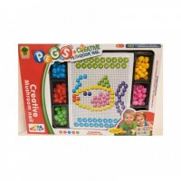 Забавна цветна игра - Мозайка, снимка 3 - Игри и пъзели - 32856615