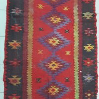 Стар тъкан чипровски килим, черга 230/105 см(1.1), снимка 10 - Антикварни и старинни предмети - 43612228