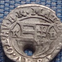 Сребърна монета денарий 1616г. Матиаш първи Кремниц Унгария 13800, снимка 3 - Нумизматика и бонистика - 42967929