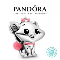 Талисман сребро проба 925 Pandora Disney The Aristocats Marie. Колекция Amélie, снимка 1 - Гривни - 36964853