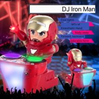 Танцуваща музикална диджей играчка на Железният човек (Iron Man, Marvel), снимка 2 - Музикални играчки - 34905055