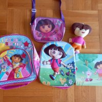 Раници, чанта ,кукла и картина на Дора , снимка 1 - Други - 33480476