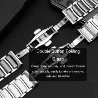  Керамични верижки за HUAWEI GT/GT2/GT3/PRO 46мм. Samsung S 3 /Galaxy watch 20/22мм., снимка 6 - Каишки за часовници - 36754795