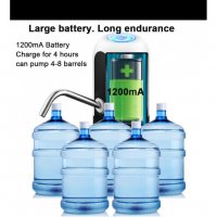 1598 Електрическа помпа за вода с USB зареждане Модел 1, снимка 3 - Други стоки за дома - 34657695
