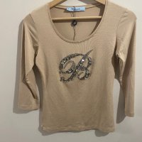  Blumarine дамска тънка блуза-S, снимка 3 - Блузи с дълъг ръкав и пуловери - 39707801