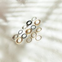 Комплект пръстени „Mix Boho“ 355, снимка 4 - Пръстени - 32555972