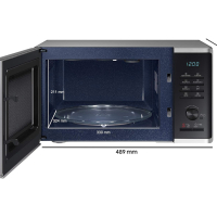 Микровълнова печка фурна Samsung MG2AK3515AS/EG с 27 програми 23L 800W, снимка 3 - Микровълнови - 44895238