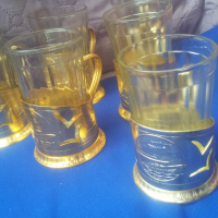 Руски стакани и подстакани Горкий за чай, снимка 11 - Чаши - 36430238