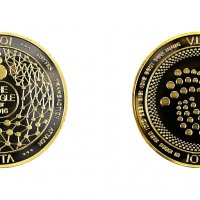 IOTA Coin / Йота Монета ( MIOTA ) - Gold, снимка 1 - Нумизматика и бонистика - 38223681