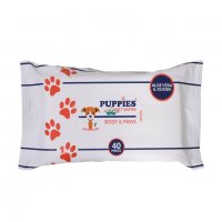 PUPPIES Мокри кърпи за домашни любимци за очи и уши Кучешки мокри кърпи, снимка 2 - За кучета - 38613807
