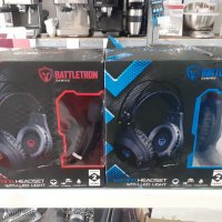 Геймърски слушалки с микрофон и подсветка Battletron Gaming-Headset, снимка 3 - Слушалки и портативни колонки - 32432445