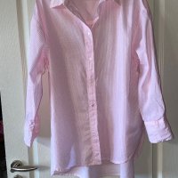 Нова oversized бебешко розова розов цвят риза овърсайз нежно розово рае , снимка 5 - Ризи - 43654776