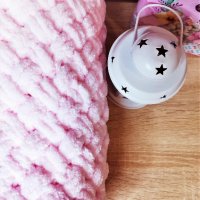 Бебешко одеало "Топла Прегръдка", ръчна изработка, избор на цветове, снимка 3 - Спално бельо и завивки - 35229959