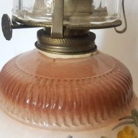 Много красива лампа с флорални мотиви, снимка 9 - Антикварни и старинни предмети - 32413875