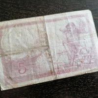 Банкнота - Франция - 5 франка | 1939г., снимка 2 - Нумизматика и бонистика - 27016239