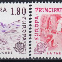 Френска Андора 1983 Eвропа CEПT (**) чиста, неклеймована серия, снимка 1 - Филателия - 43626310