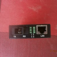 Продавам конвертор за оптичен интернет, снимка 3 - Мрежови адаптери - 22277073