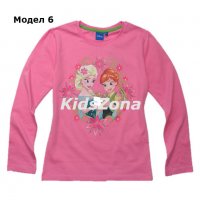 Нова цена! Детска блуза Frozen 4, 5, 6 и 8 г. - М1-3, снимка 2 - Детски Блузи и туники - 26379678