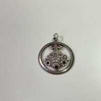 Посребрен медальон/ висулка №1638, снимка 2 - Антикварни и старинни предмети - 35276288