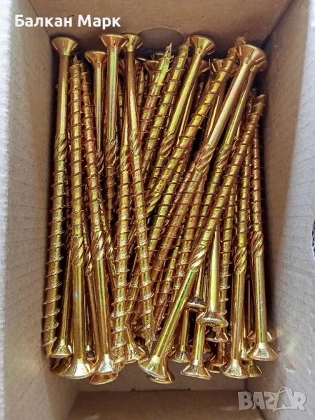 Професионални винтове за дърво тип "Торнадо" – HSeasy Pro 6х120, 100бр, снимка 1