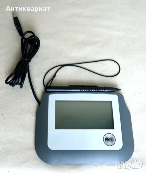 Таблет за подпис 4" монохромен - ARAG signotec LCD Signature Pad Sigma / Germany, снимка 1