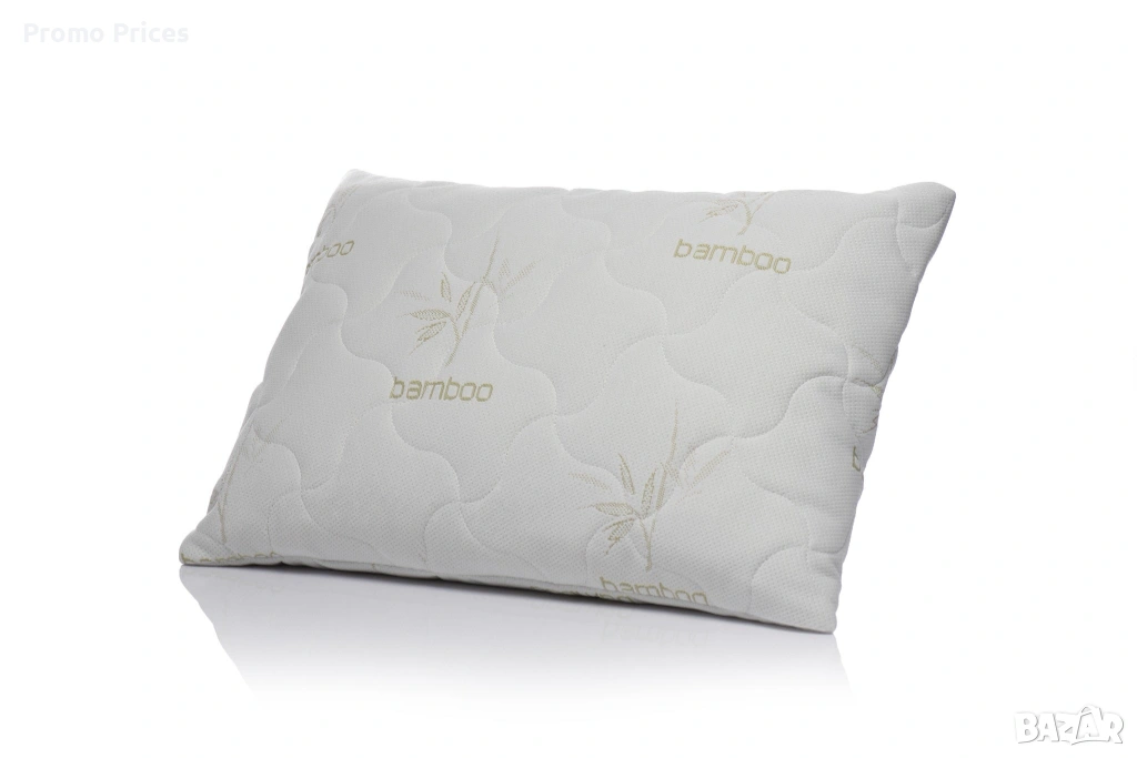 -50% Възглавница Bamboo Cloud с парчета мемори от Sleepy, снимка 1