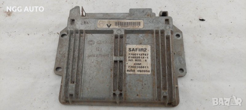Компютър Двигател ECU 7700112767, SAFIR2 от Renault Kangoo 1.2, снимка 1
