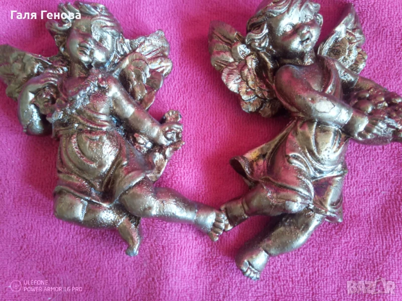 Гипсови статуетки ангели , снимка 1