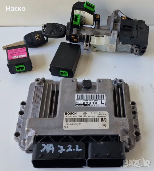 Компютър ЕКУ ECU Хонда Акорд 7 VII 2.2 140 к.с. Honda Accord 7 VII 2.2 140 hp i-CTDi 0 281 011 548, снимка 1