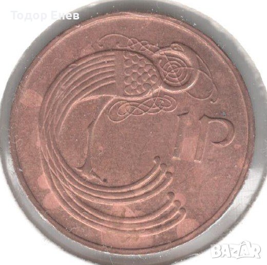 Ireland-1 Penny-1980-KM# 20-non magnetic, снимка 1