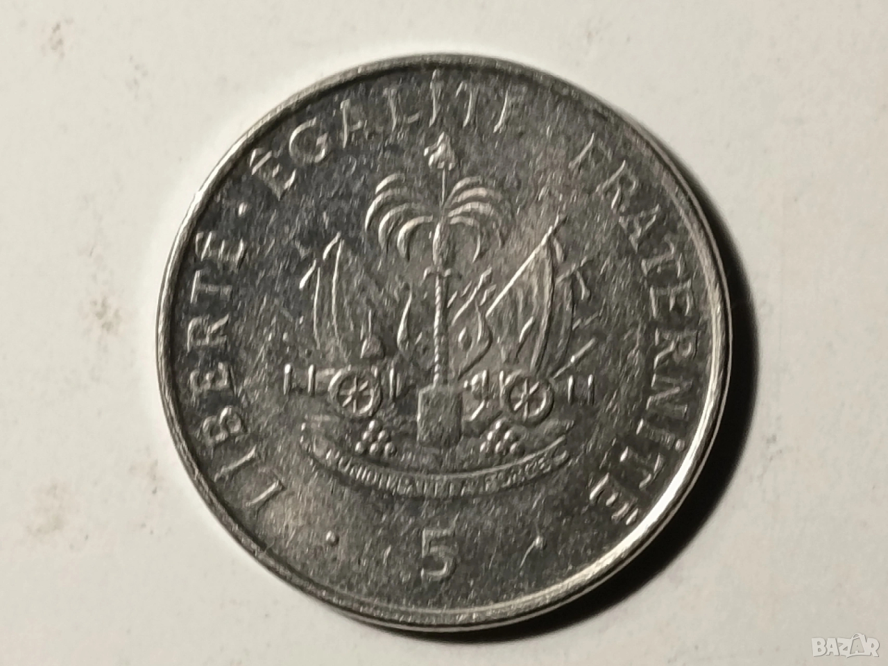 5 сантйма хаити 1997г., снимка 1