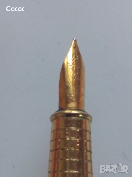 Луксозна китайска писалка 22 карата злато, снимка 1