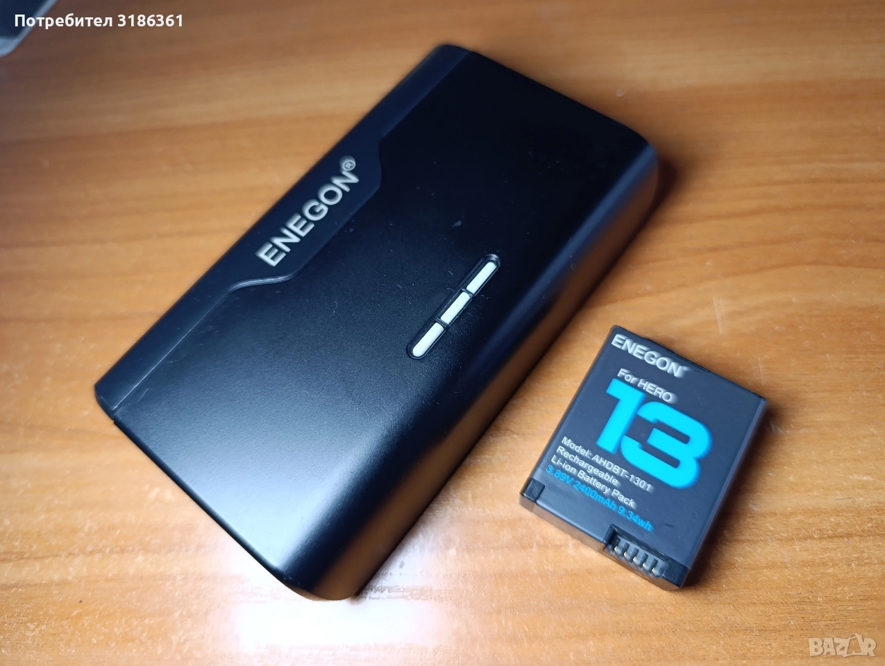 тройно зарядно за батерии за Hero 13 camera Sony, снимка 1